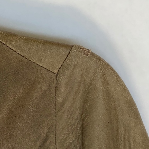 RICK OWENS Leather short jacket - Picture 4 of 12